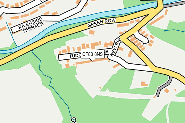 CF83 8NS map - OS OpenMap – Local (Ordnance Survey)