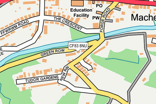 CF83 8NU map - OS OpenMap – Local (Ordnance Survey)