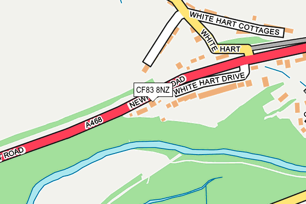 CF83 8NZ map - OS OpenMap – Local (Ordnance Survey)
