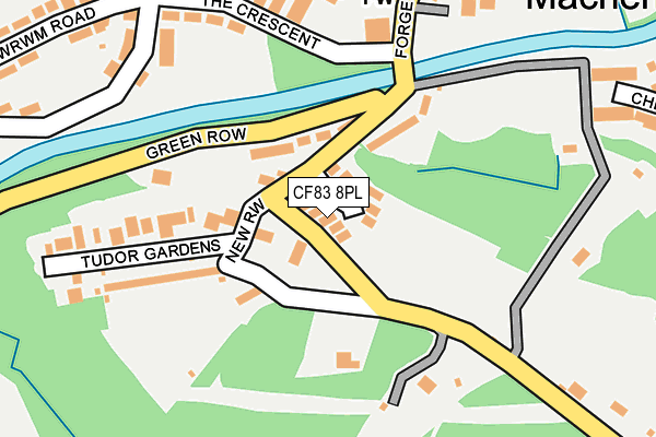CF83 8PL map - OS OpenMap – Local (Ordnance Survey)