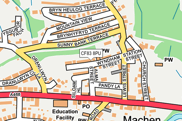 Map of R&R DOWNES LTD at local scale