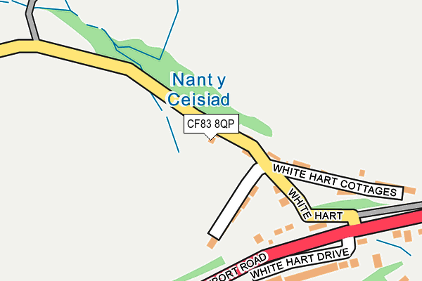 CF83 8QP map - OS OpenMap – Local (Ordnance Survey)