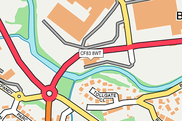 CF83 8WT map - OS OpenMap – Local (Ordnance Survey)