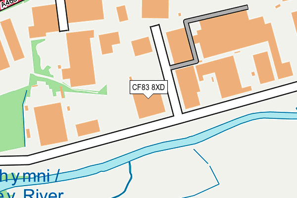 CF83 8XD map - OS OpenMap – Local (Ordnance Survey)