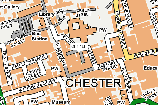 CH1 1LH map - OS OpenMap – Local (Ordnance Survey)