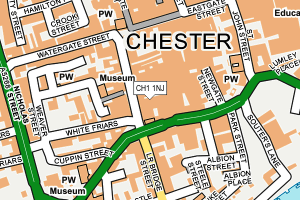 CH1 1NJ map - OS OpenMap – Local (Ordnance Survey)