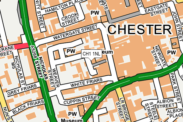 CH1 1NL map - OS OpenMap – Local (Ordnance Survey)