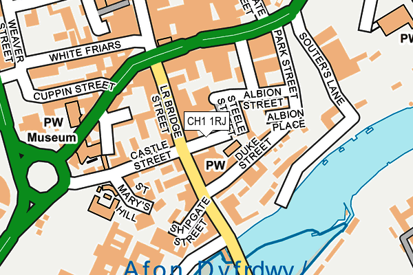 CH1 1RJ map - OS OpenMap – Local (Ordnance Survey)