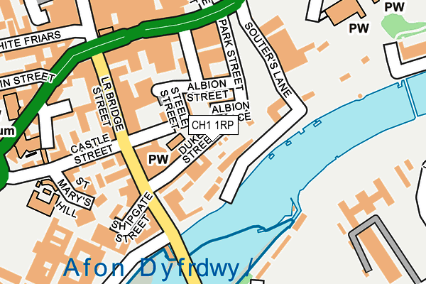 CH1 1RP map - OS OpenMap – Local (Ordnance Survey)