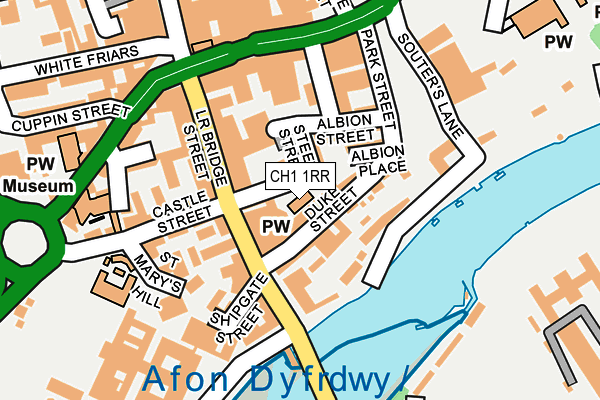 CH1 1RR map - OS OpenMap – Local (Ordnance Survey)