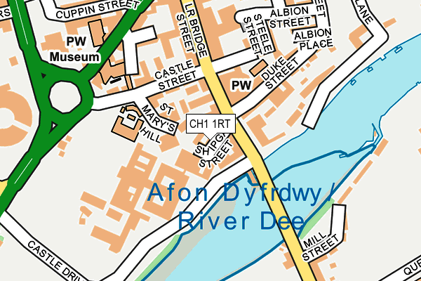 CH1 1RT map - OS OpenMap – Local (Ordnance Survey)