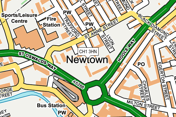 CH1 3HN map - OS OpenMap – Local (Ordnance Survey)