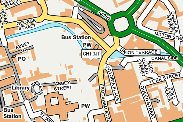 CH1 3JT map - OS OpenMap – Local (Ordnance Survey)