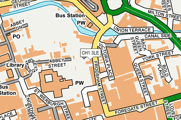 CH1 3LE map - OS OpenMap – Local (Ordnance Survey)
