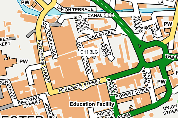 CH1 3LG map - OS OpenMap – Local (Ordnance Survey)