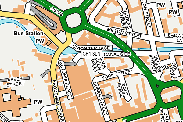CH1 3LN map - OS OpenMap – Local (Ordnance Survey)