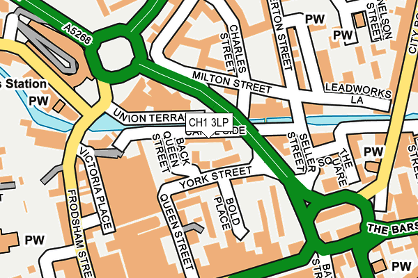 CH1 3LP map - OS OpenMap – Local (Ordnance Survey)