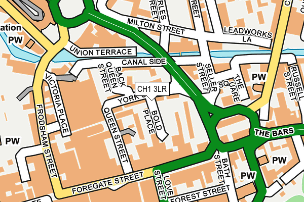 CH1 3LR map - OS OpenMap – Local (Ordnance Survey)