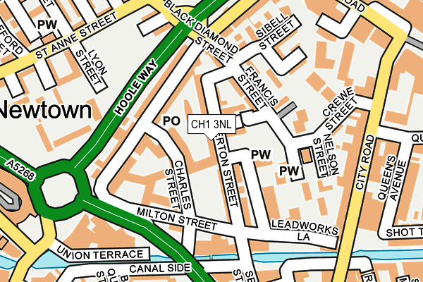 CH1 3NL map - OS OpenMap – Local (Ordnance Survey)