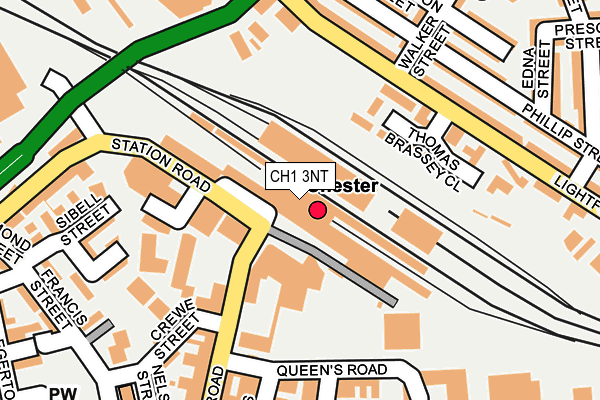 CH1 3NT map - OS OpenMap – Local (Ordnance Survey)