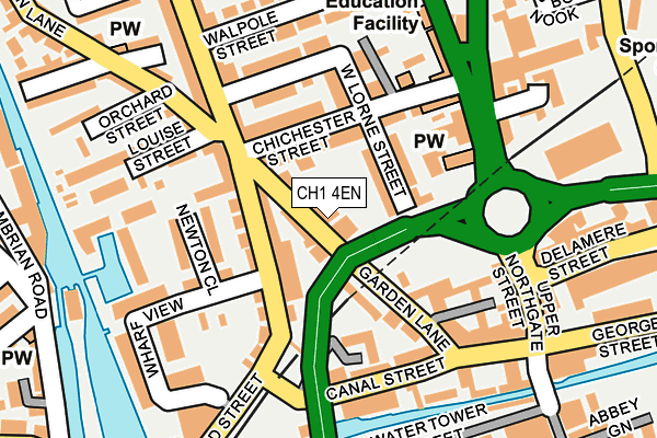 CH1 4EN map - OS OpenMap – Local (Ordnance Survey)