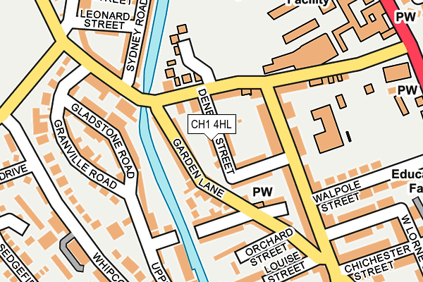 CH1 4HL map - OS OpenMap – Local (Ordnance Survey)