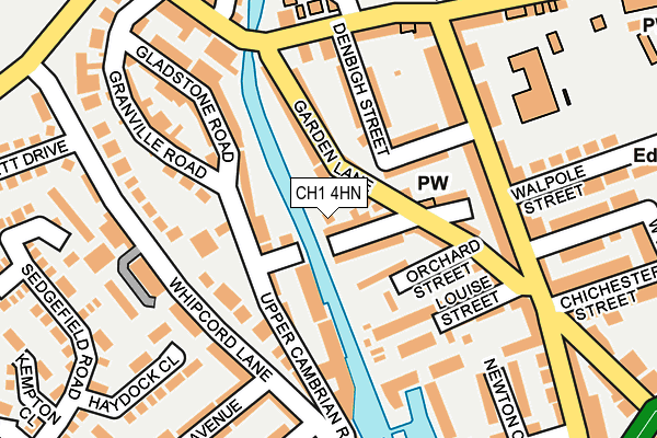 CH1 4HN map - OS OpenMap – Local (Ordnance Survey)