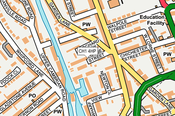 CH1 4HP map - OS OpenMap – Local (Ordnance Survey)