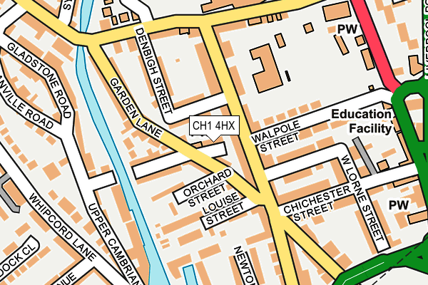 CH1 4HX map - OS OpenMap – Local (Ordnance Survey)