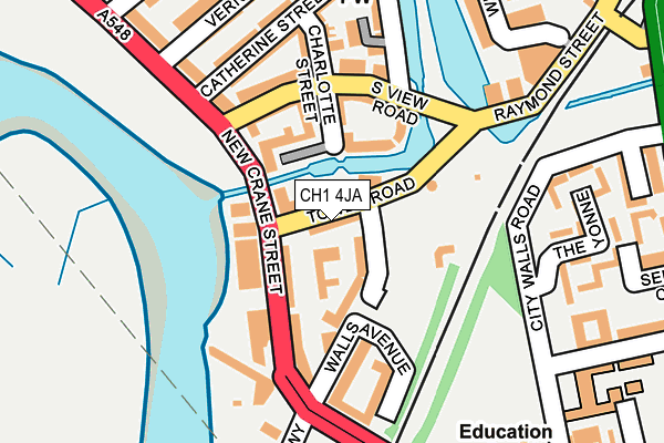 CH1 4JA map - OS OpenMap – Local (Ordnance Survey)