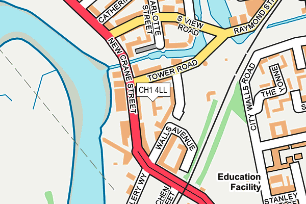 CH1 4LL map - OS OpenMap – Local (Ordnance Survey)