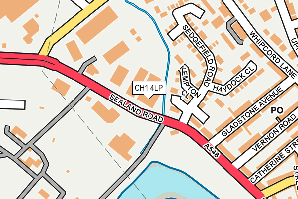 CH1 4LP map - OS OpenMap – Local (Ordnance Survey)