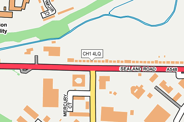 CH1 4LQ map - OS OpenMap – Local (Ordnance Survey)