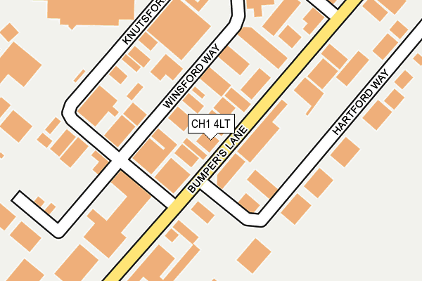 CH1 4LT map - OS OpenMap – Local (Ordnance Survey)