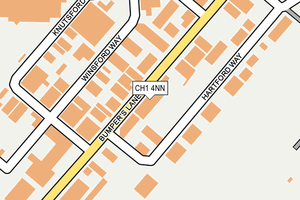 CH1 4NN map - OS OpenMap – Local (Ordnance Survey)