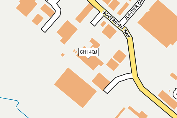 CH1 4QJ map - OS OpenMap – Local (Ordnance Survey)