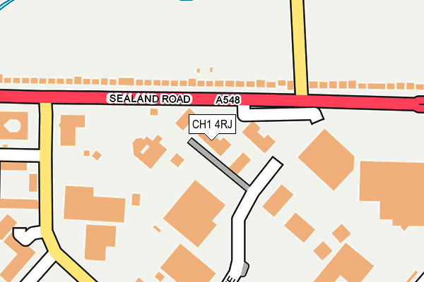 CH1 4RJ map - OS OpenMap – Local (Ordnance Survey)