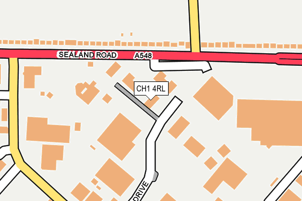 CH1 4RL map - OS OpenMap – Local (Ordnance Survey)