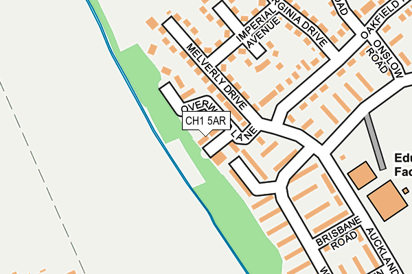 CH1 5AR map - OS OpenMap – Local (Ordnance Survey)