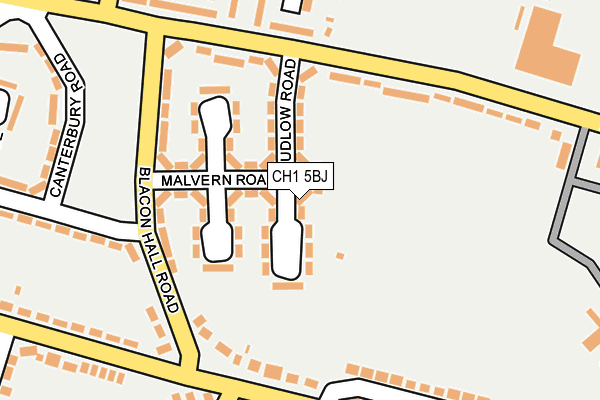 CH1 5BJ map - OS OpenMap – Local (Ordnance Survey)