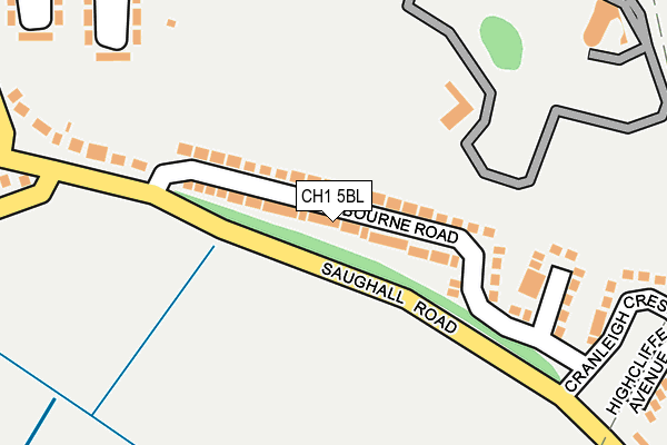 CH1 5BL map - OS OpenMap – Local (Ordnance Survey)
