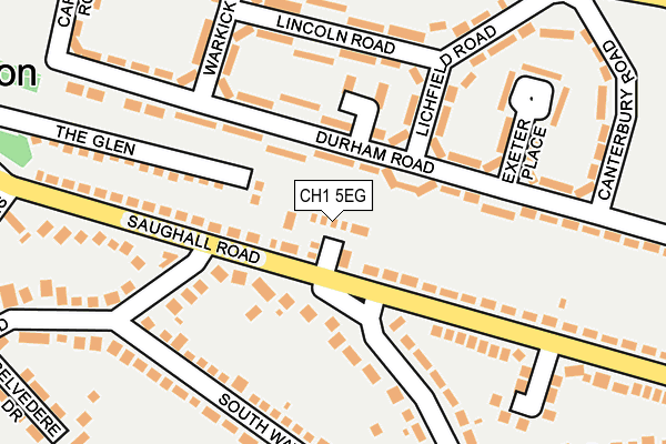 CH1 5EG map - OS OpenMap – Local (Ordnance Survey)