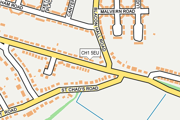 CH1 5EU map - OS OpenMap – Local (Ordnance Survey)