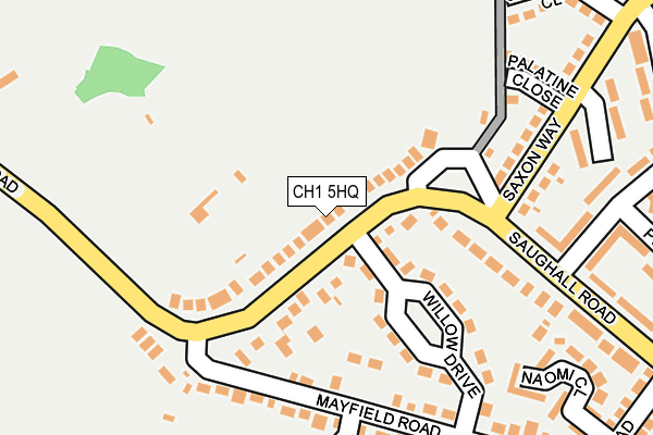 CH1 5HQ map - OS OpenMap – Local (Ordnance Survey)