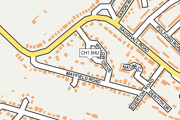 CH1 5HU map - OS OpenMap – Local (Ordnance Survey)