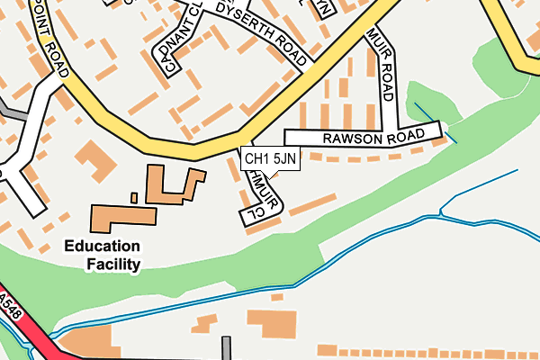 CH1 5JN map - OS OpenMap – Local (Ordnance Survey)