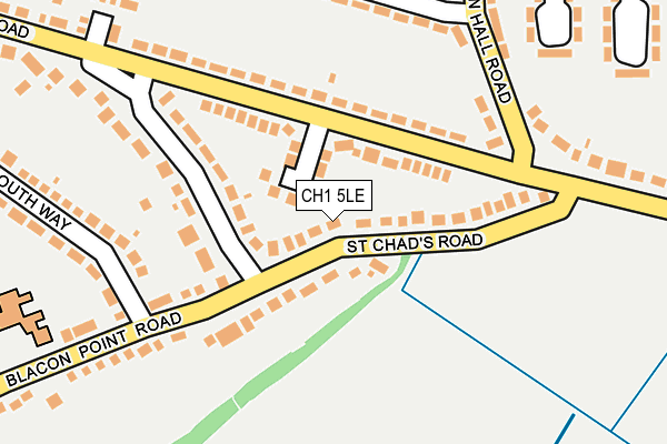 CH1 5LE map - OS OpenMap – Local (Ordnance Survey)