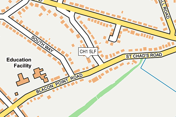 CH1 5LF map - OS OpenMap – Local (Ordnance Survey)