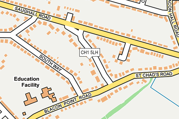 CH1 5LH map - OS OpenMap – Local (Ordnance Survey)