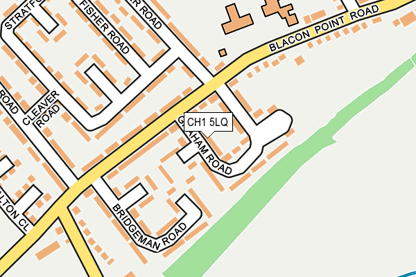 CH1 5LQ map - OS OpenMap – Local (Ordnance Survey)